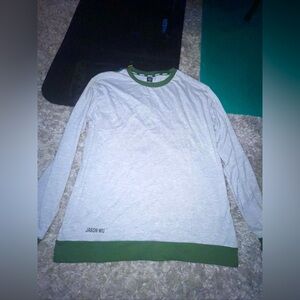 Jason Wu EVA Air Unisex Top Sz XL  Green/Gray